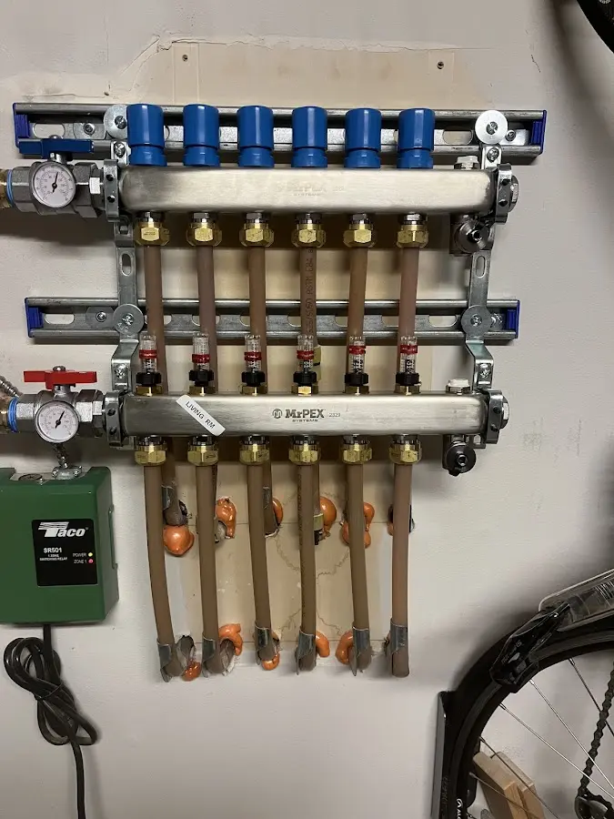 Plumber performing Leak Detection at a residential property in St. Augustine